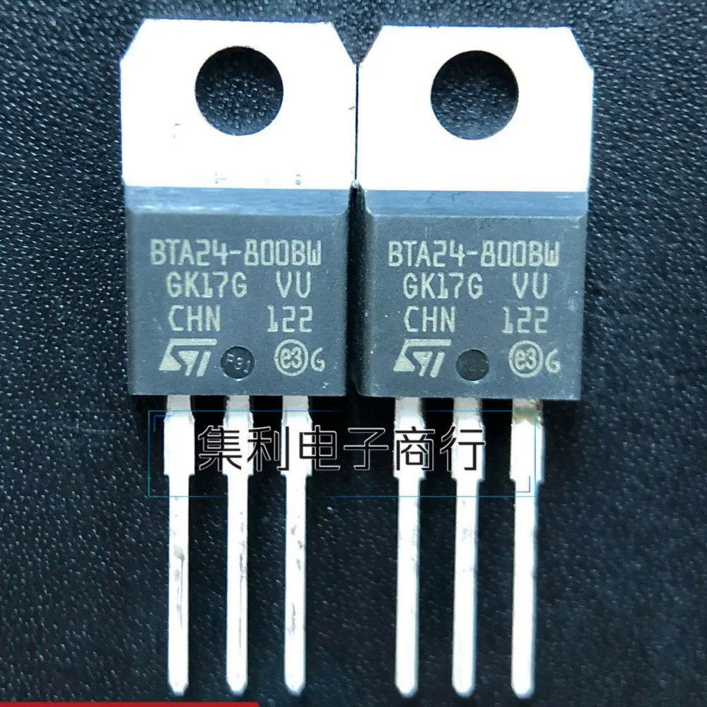 5pcs-10pcs BTA24-800BW BTA24-800B TO-220 24A/800V 進口原裝最佳品質