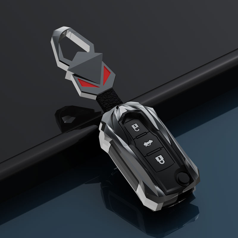 VOLKSWAGEN 大眾 Polo Tiguan 大眾帕薩特外殼遙控造型鋅合金保護汽車鑰匙套蓋鑰匙套保護套