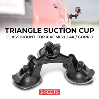 適用於 Yi GoPro 的 Sweetystr 3 英尺三角形吸盤玻璃支架
