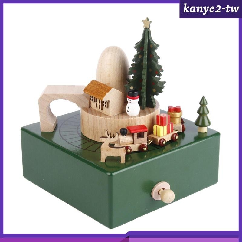 [KY] 木製古典發條音樂盒發條機械音樂機芯適合家庭兒童生日家居裝飾情人節