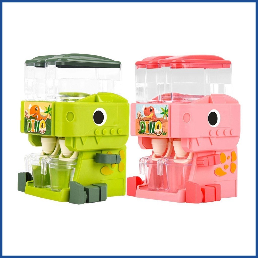 迷你冷水機玩具可愛恐龍微型家用冷水機噴泉玩具飲水機模型兒童 aiatw