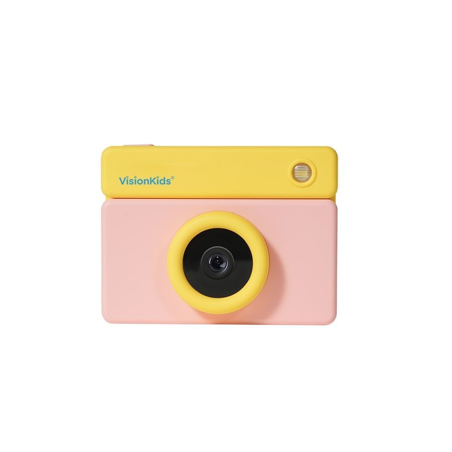 VisionKids HappiCAMU T4 4900萬像素兒童相機/ 4吋大螢幕/ 粉色 eslite誠品