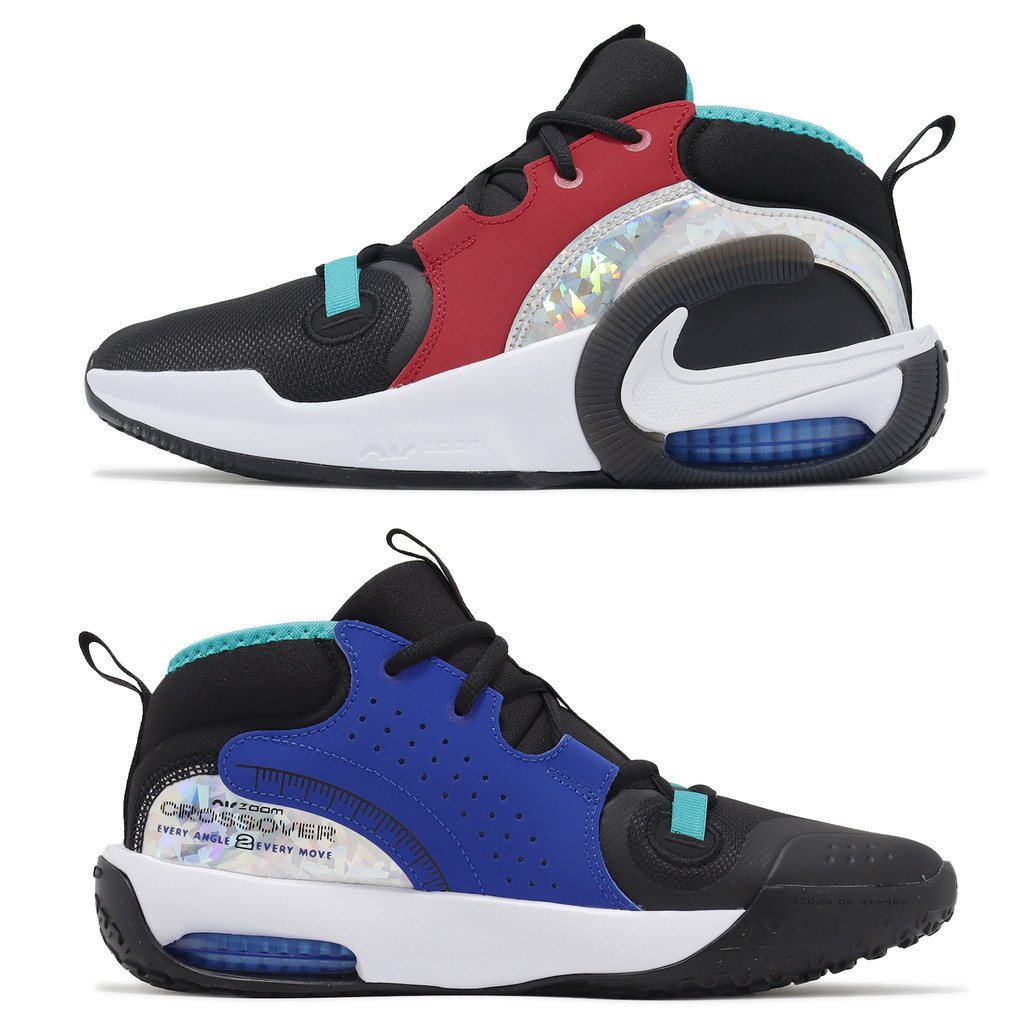 Nike 籃球鞋 Air Zoom Crossover 2 SE GS 黑 紅 藍 女鞋 大童鞋 FJ6988-001