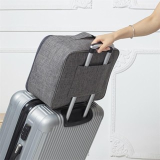 灰色可調節拉桿箱短途旅行收納包行李包