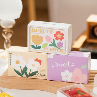 【現貨】【三明治包裝盒】日式 手工 提拉米蘇 蛋糕 一次性 烘焙 點心 包裝盒 三明治 慕斯 豆乳 紙盒子