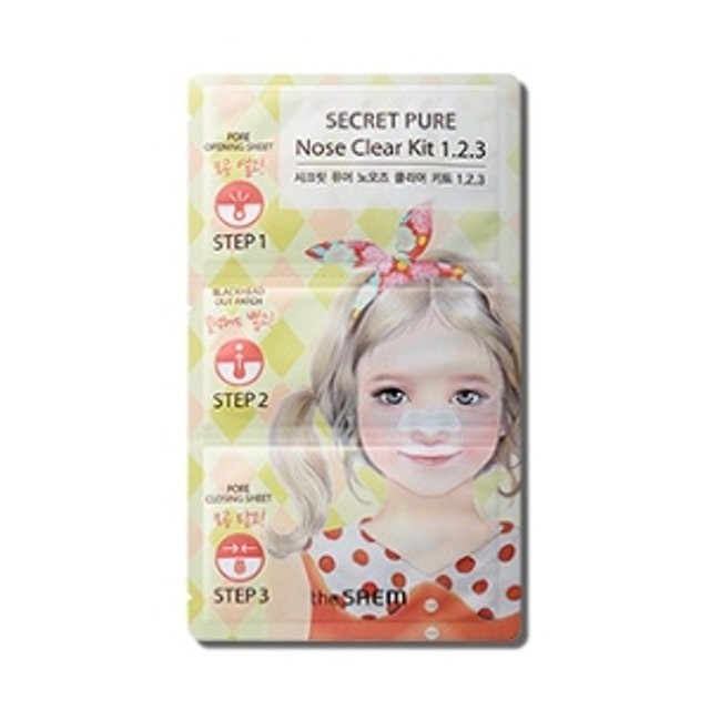 The Saem Secret Pure Nose Clear Kit 1 2 3 6g(護膚/面膜)