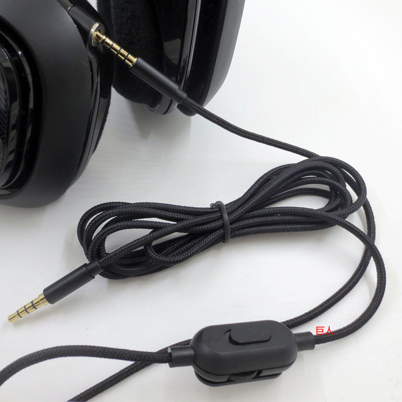 【現貨 免運】羅技Astro A10 A40 黑色編織 頭戴式 游戲耳機 音頻線 升級線 音頻線 耳機線