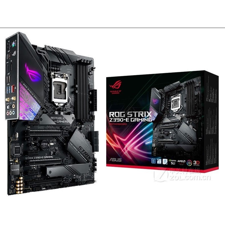 【現貨 品質保障】新到： 全新盒裝Asus/華碩 ROG STRIX Z390-E GAMING  支持 8 9代