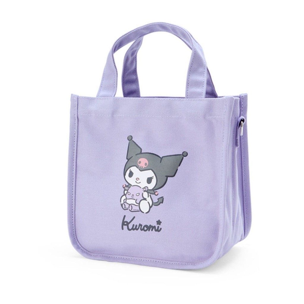 現貨 日本新款凱蒂貓卡通可愛帆布包美樂蒂印花手提袋庫洛米單肩斜背包