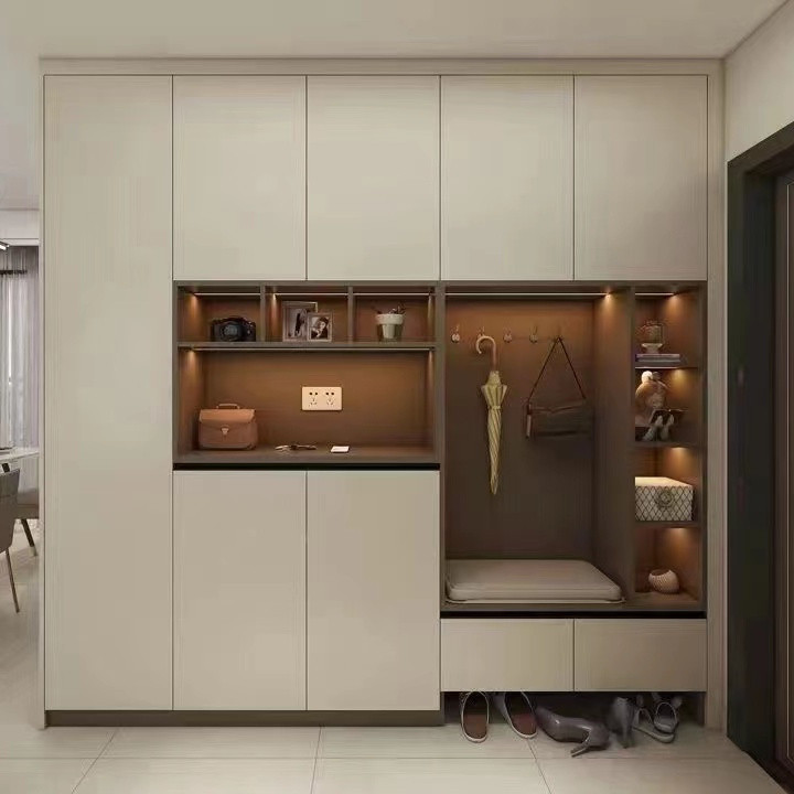 鋁合金衣櫃家具全屋定製全鋁衣櫥柜子整體組裝家用鋁合金家具定製