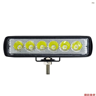 Led 燈條,6 英寸 IP68 防水 LED 工作燈 6000K 30W SUV ATV 汽車卡車駕駛燈