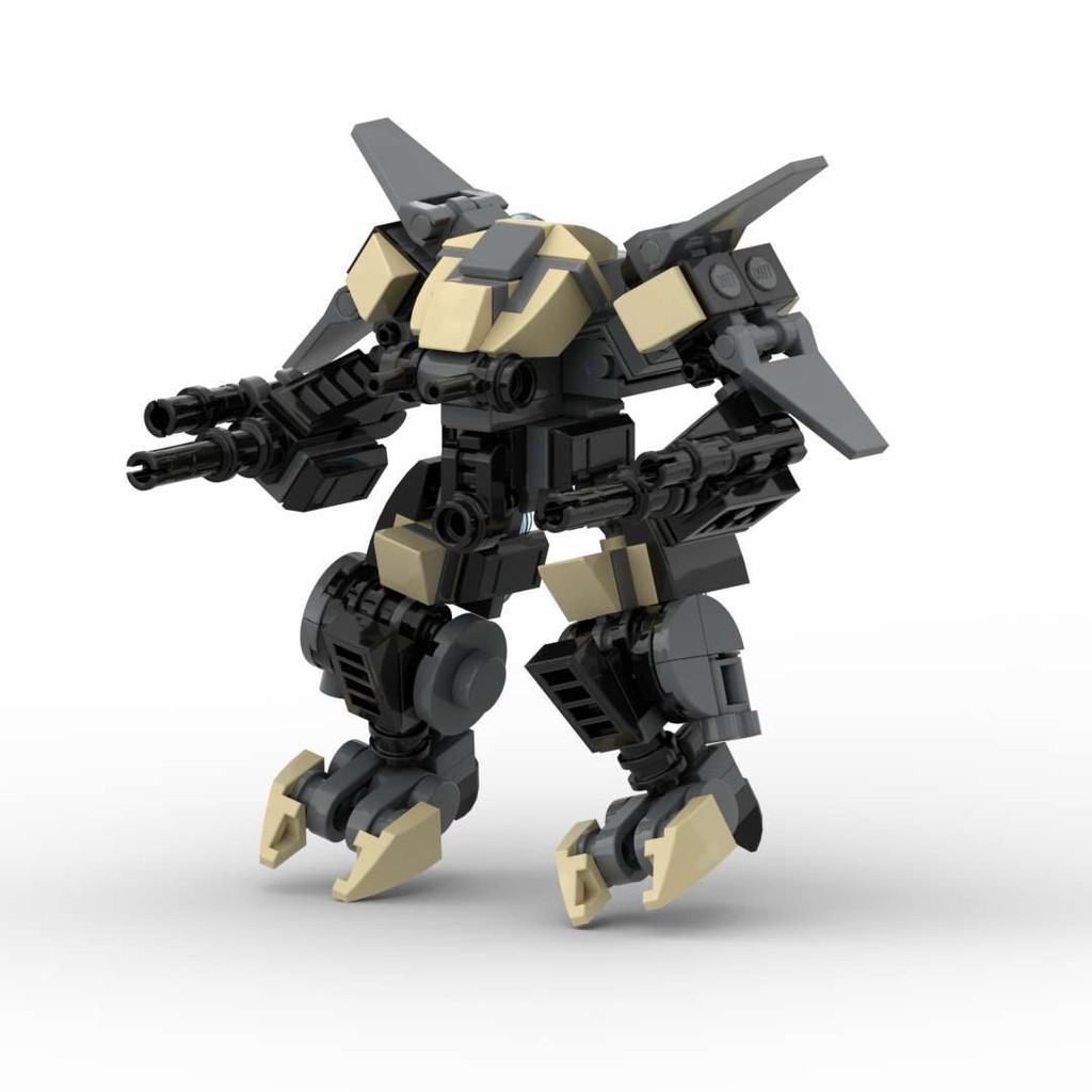 小型機甲外骨骼機器人疾風隊兼容樂高益智拼裝積木玩具擺件男 UU9I