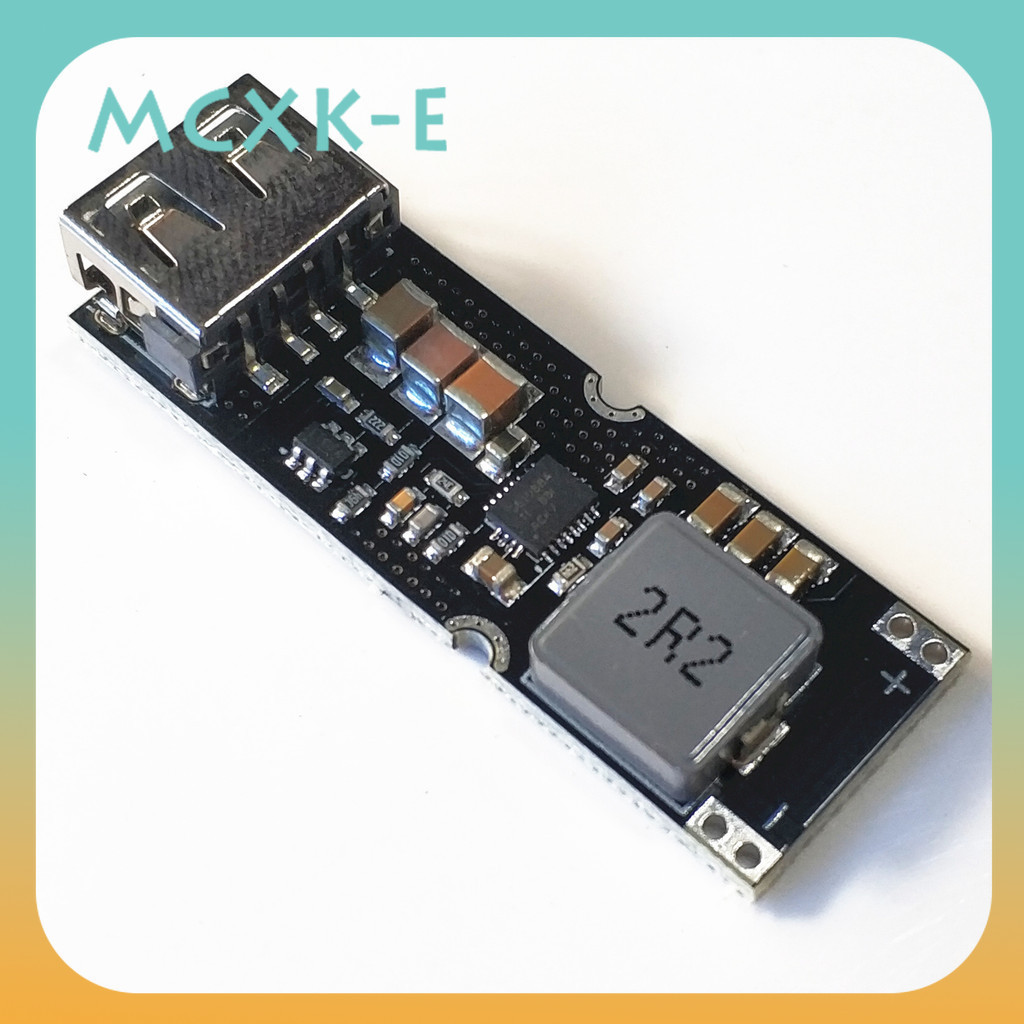 Mcxk-e TPS61088單芯鋰電池升壓電源模塊板3.7V 4.2V升5V 9V 12V USB手機快充