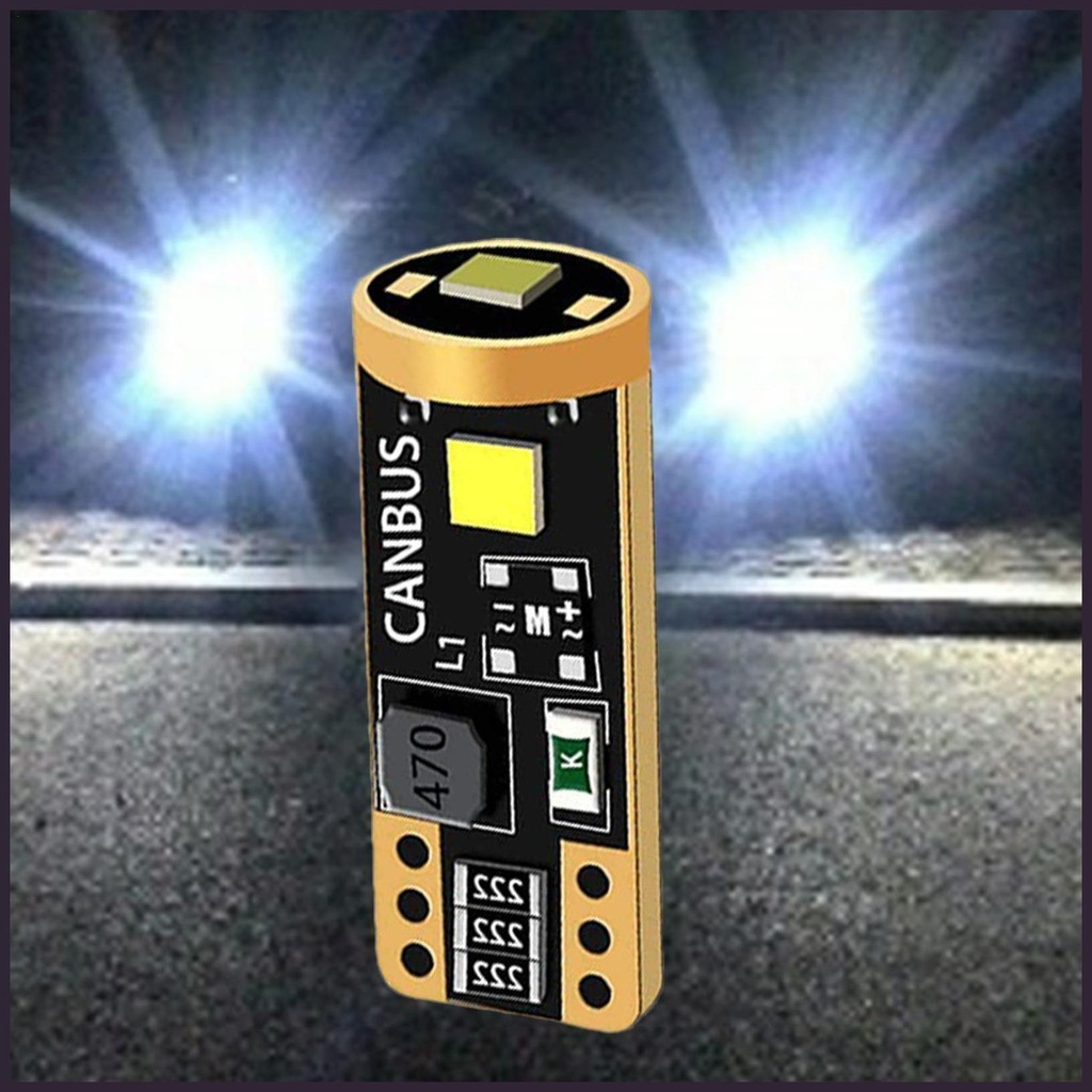 T10車牌燈泡led高亮度解碼閱讀燈燈泡更換多功能車船