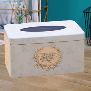 157FISHSTICK餐巾紙盒,馬口鐵可愛紙巾盒,創意歐洲大容量組織架辦公室