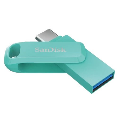 SANDISK Ultra Go USB3.2 Type-C 512G 雙用碟 隨身碟 湖水綠