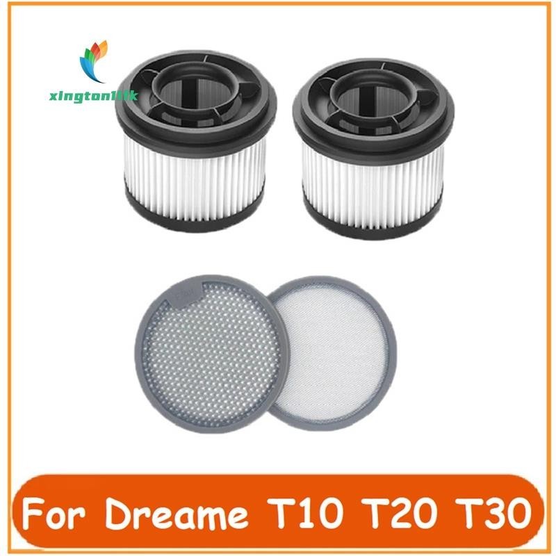 適用於 Dreame T10 T20 T30 手持式吸塵器可水洗 HEPA 過濾器更換配件