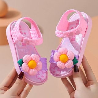 女童涼鞋 防滑透氣小公主外穿沙灘鞋 兒童寶寶涼鞋