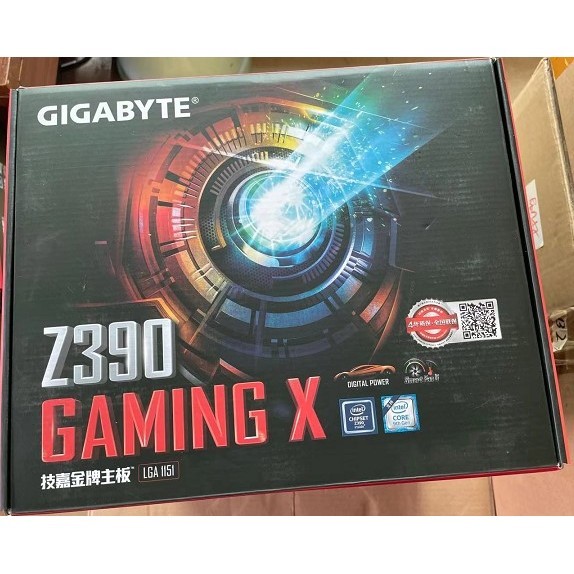 【現貨 品質保障】全新臺式機主板盒裝Gigabyte/技嘉 Z390 GAMING X 支持8 9代CPU