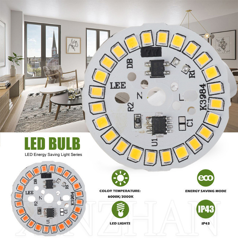 12w/15w 免驅動 Led 燈板 - DIY 可更換 Led 模塊光源 - 用於筒燈、平板燈、室內吸頂燈、蠟燭燈 -