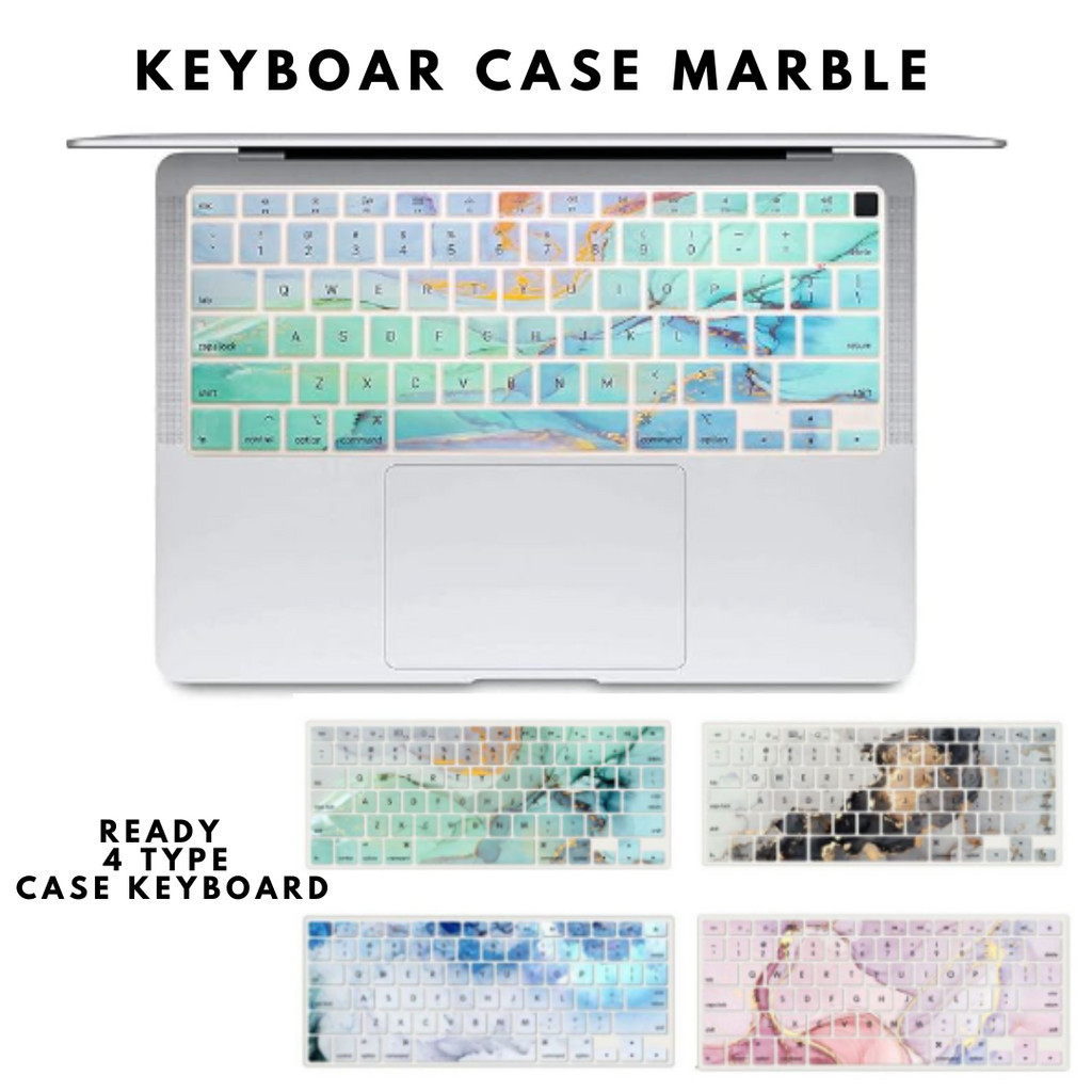 鍵盤保護套 MACBOOK Air Pro M1 13 英寸矽膠鍵盤保護套彩色防刮圖案