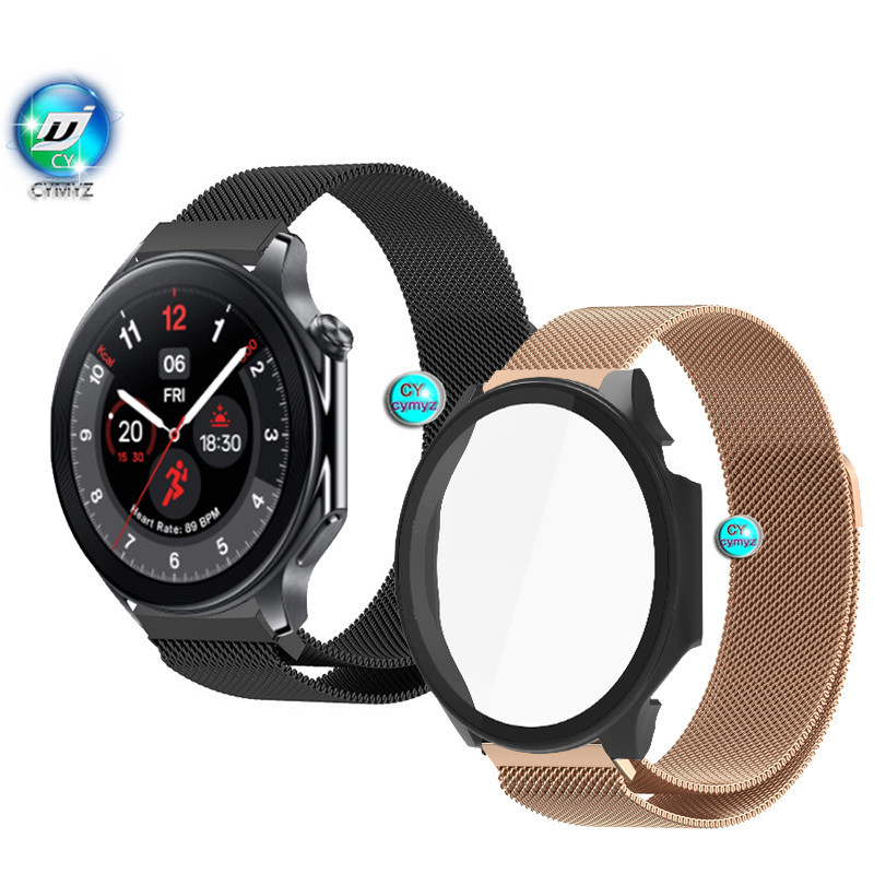 Oppo Watch X 錶帶金屬錶帶不銹鋼錶帶 Oneplus Watch 2 錶帶運動腕帶 oppo Watch X