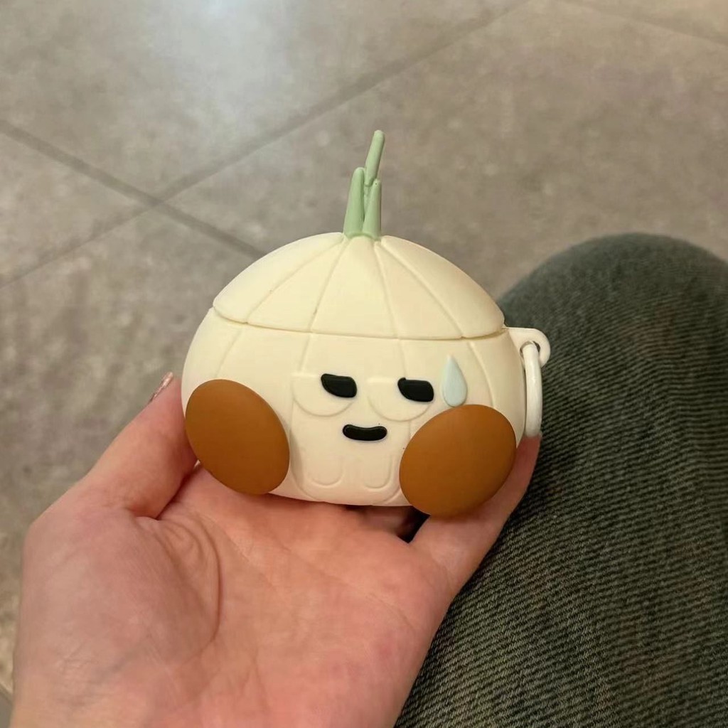 蒜苗小人適用airpods3保護殼明星同款airpodspro2代耳機套蘋果三代pro無線藍牙耳機盒韓風耳機殼