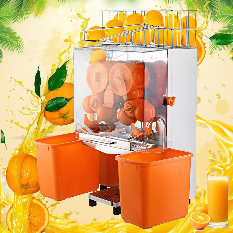 【限前50名有優惠哦】橙汁機博科尼商用不鏽鋼全自動石榴渣汁分離鮮榨鮮橙榨汁機壓榨機