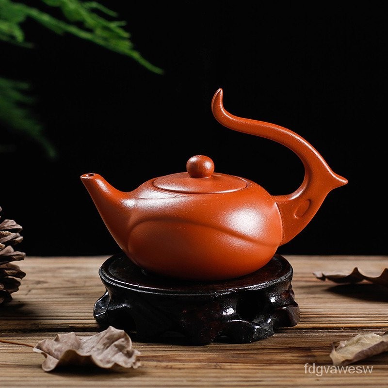 【上新】紫砂壺茶壺特價宜興全手工朱泥紫砂壺過濾小泡茶壺陶瓷茶具套裝