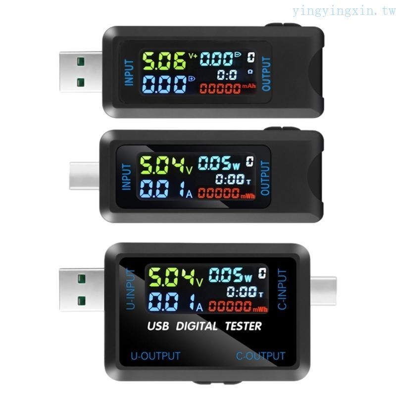 Yx 電壓表電流電壓容量電池測試儀 USB 電流電壓表