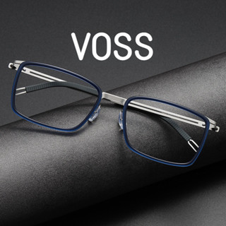 [TOTU眼鏡]超輕8.2剋 voss衕款純鈦眼鏡框 8202304時尚潮闆材全框 方形眼鏡 可配防藍光眼鏡 寬度136
