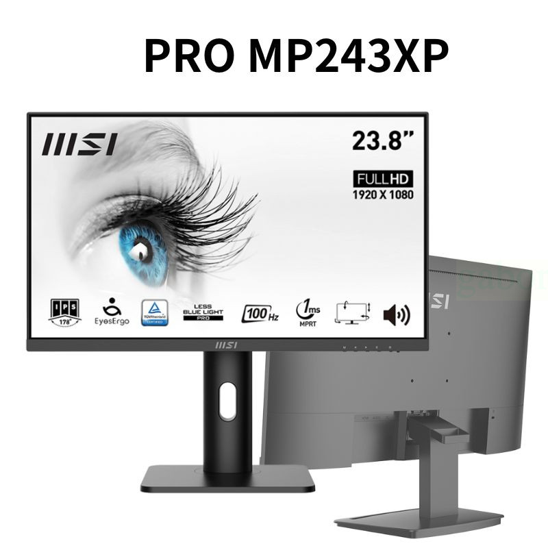 米特3C數位–MSI 微星 PRO MP243XP 24型 IPS商用美型螢幕