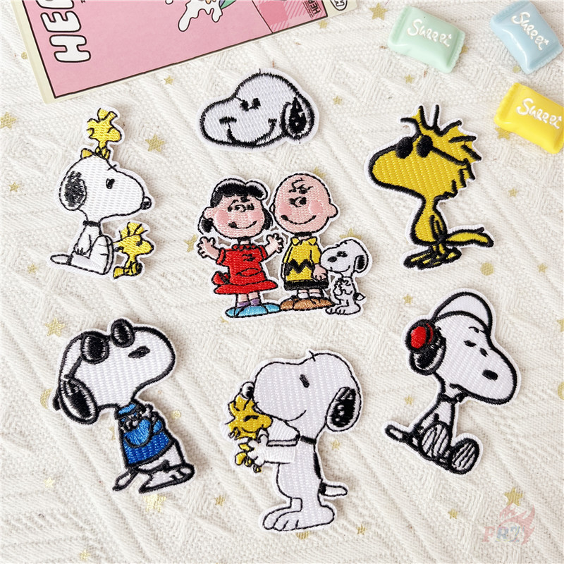 ♚ S.noopy - 卡通人物熨燙補丁 ♚ 1 件 Woodstock / Charlie Brown / Lucy