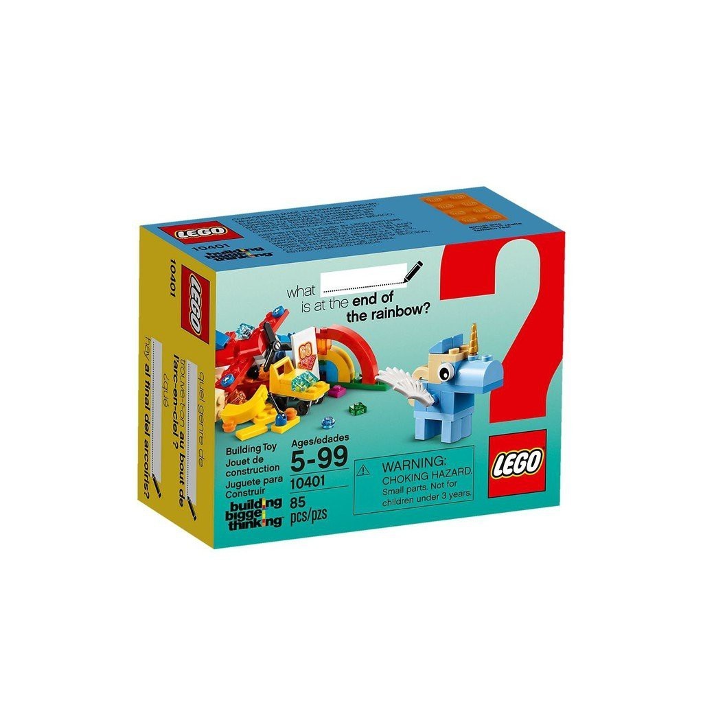 請先看內文 LEGO 樂高 10401 60 周年紀念顆粒系列 歡樂彩虹