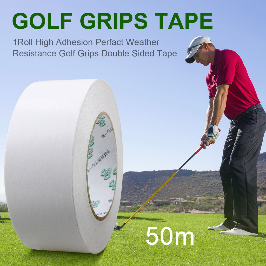 Crestgolf 雙面高爾夫握把帶,用於高爾夫球桿握把安裝高爾夫握把帶推桿帶 2"* 50m/1"*50m/2"*0.