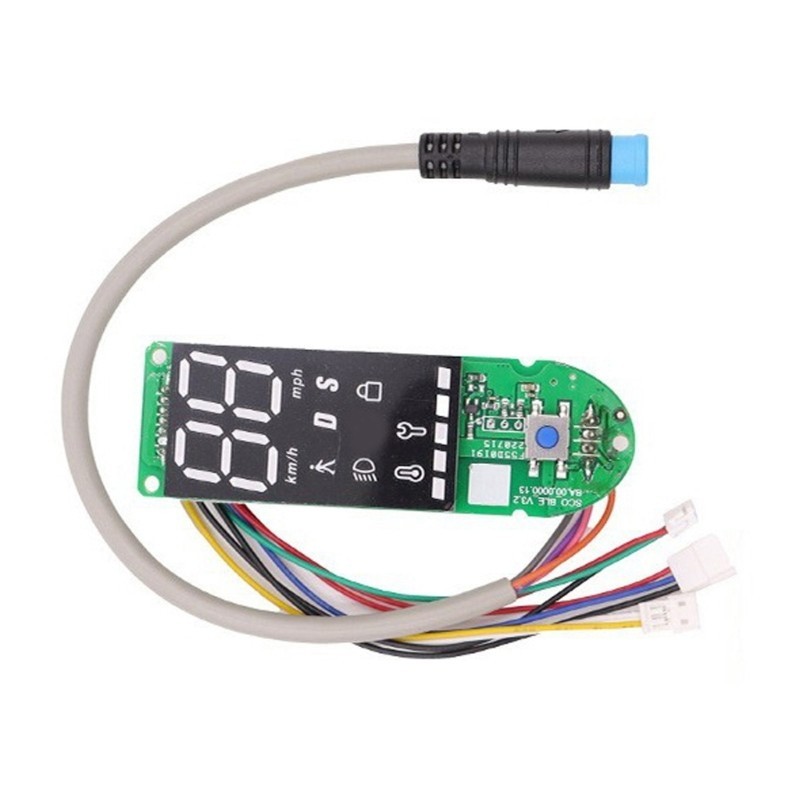 Edb* 電動滑板車屏幕顯示儀表板電路板帶屏幕儀表適用於小米 3 MI3 LED 面板升級更換