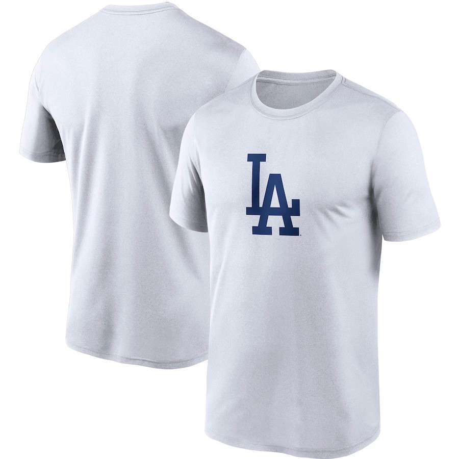 MLB道奇隊T恤美式棒球運動大尺碼速乾體恤印花短袖男上衣