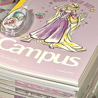 【New】日本迪士尼公主聯名限定國譽無線裝訂本B5筆記本本子campus記事本