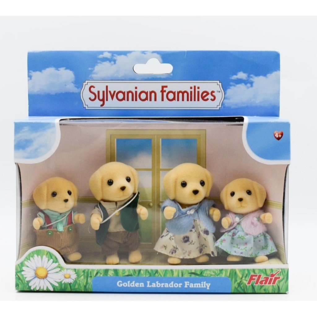 森林家族拉布拉多金毛犬全新絕版動物玩偶玩具禮物