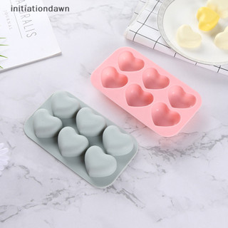 Initiationdawn Valene Heart 矽膠模具 6 腔愛心巧克力烘焙蛋糕裝飾新款