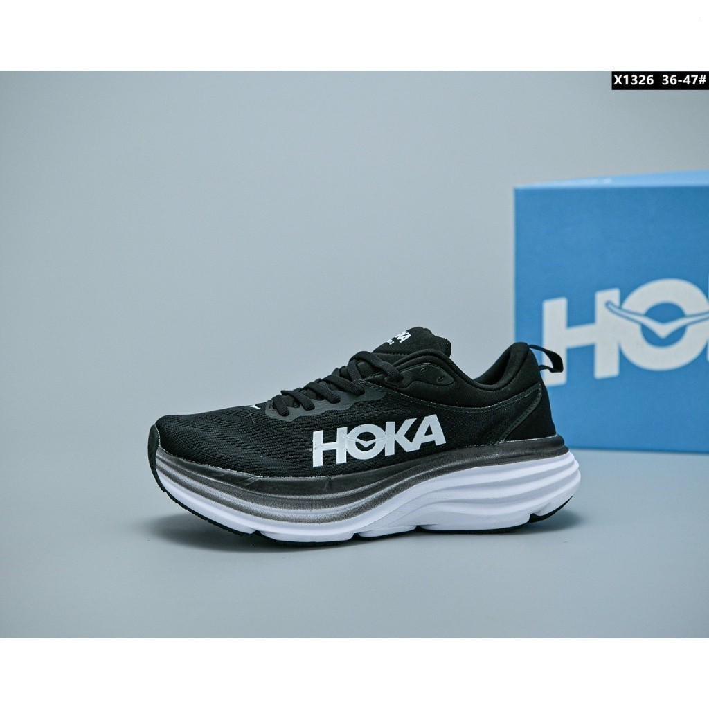 高品質運動鞋 Hoka One Bondi 8 low Bondi 8代系列低幫厚底輕便休閒運動慢跑鞋