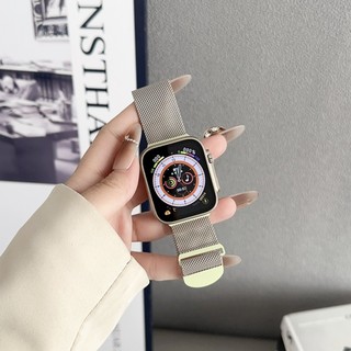 新配色 磁吸錶帶 蘋果替換錶帶 金屬錶帶 適用 Apple Watch 12 11 10 9 SE 46mm 45mm