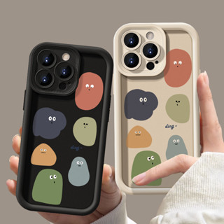 搞笑可愛小怪獸可愛卡通柔軟加厚手機殼適用於 IPhone 11 12 13 14 15 16 Pro Max 14 15