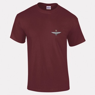 降落傘軍團傘兵英國環紡棉運動服大碼男士 T 恤