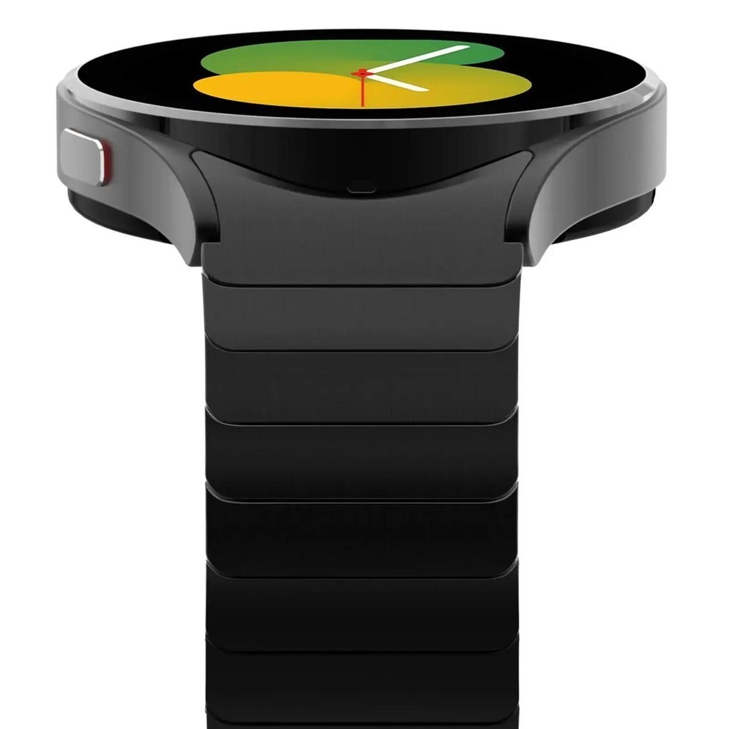 SAMSUNG 不銹鋼手鍊錶帶鈦色錶帶兼容三星 Galaxy watch 6 40/44 毫米 Galaxy 手錶 40