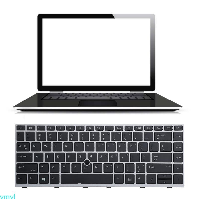 Ymyl 鍵盤美國英語佈局適用於 HP EliteBook 840 G5 846 G5 745 G5 筆記本電腦 840