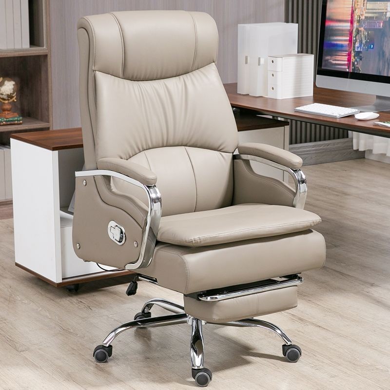 真皮老闆椅可躺辦公室椅子董事長電腦椅辦公椅舒適久坐牛皮座椅