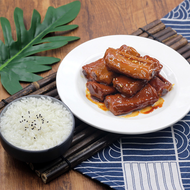 逼真假中餐帶盤子食物模型人造pvc蒸飯大豆燒豬肉中菜餐廳展示廚房裝飾攝影道具