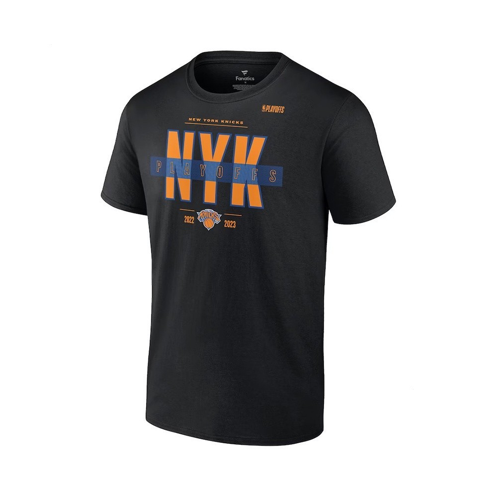 2022-2023 NBA 季後賽 黑款 紐約尼克 New York Knicks 季後賽T 恤 球隊T 休閒T恤  短