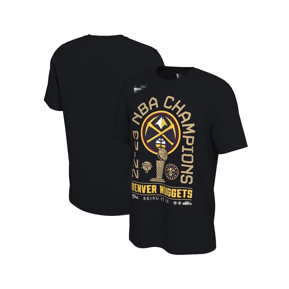 2022-2023 黑款 NBA 總冠軍 丹佛金塊 Denver Nuggets 總冠軍T 恤 休閒T恤  短袖T恤 潮